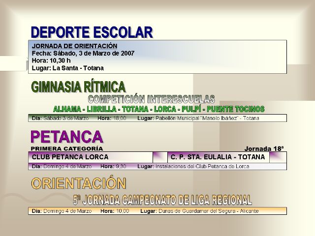 AGENDA DEPORTIVA (02/03/2007) - 6