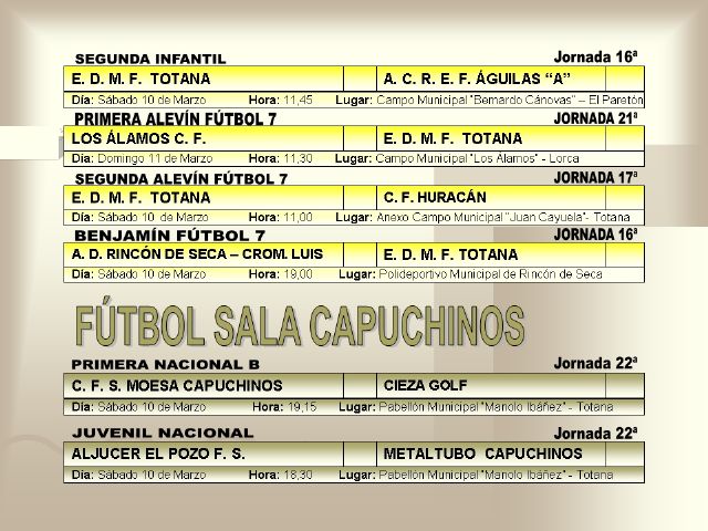 AGENDA DEPORTIVA (09/03/2007) - 2