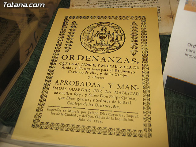LA PRESENTACIÓN DEL LIBRO “HACIA LA CONQUISTA DEL PODER: EL CONFLICTO COMUNERO EN ALEDO-TOTANA (1520-1523)” INAUGURA LA EXPOSICIÓN “TOTANA EN SU HISTORIA” - 21