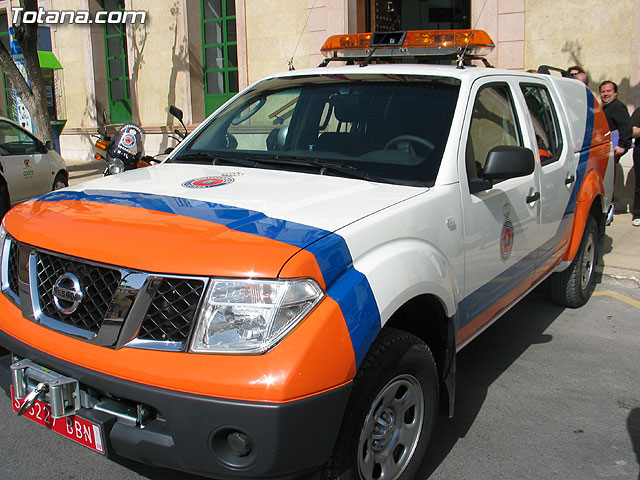 EL DIRECTOR GENERAL DE PROTECCIÓN CIVIL ENTREGA UN NUEVO VEHÍCULO DE EMERGENCIA Y TRANSPORTE DE PERSONAL A PROTECCIÓN CIVIL DE TOTANA - 9