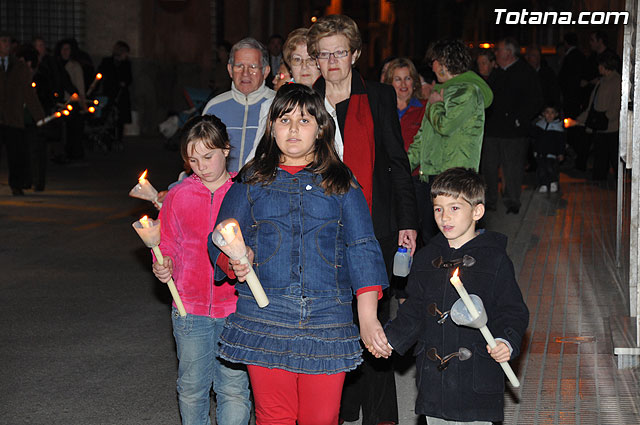 Procesin penitencial. Lunes Santo 2009 - 201