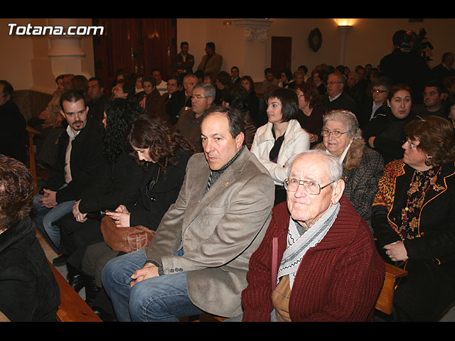 ACTO OFICIAL DE PRESENTACIN DEL CARTEL DE LA SEMANA SANTA2008 QUE ILUSTRA UNA BELLA IMAGEN DE LA SANTSIMA VIRGEN DE LA ESPERANZA    - 19