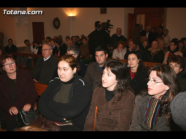 ACTO OFICIAL DE PRESENTACIN DEL CARTEL DE LA SEMANA SANTA2008 QUE ILUSTRA UNA BELLA IMAGEN DE LA SANTSIMA VIRGEN DE LA ESPERANZA    - 21