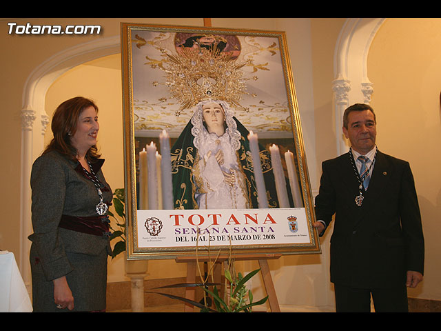 ACTO OFICIAL DE PRESENTACIN DEL CARTEL DE LA SEMANA SANTA2008 QUE ILUSTRA UNA BELLA IMAGEN DE LA SANTSIMA VIRGEN DE LA ESPERANZA    - 94