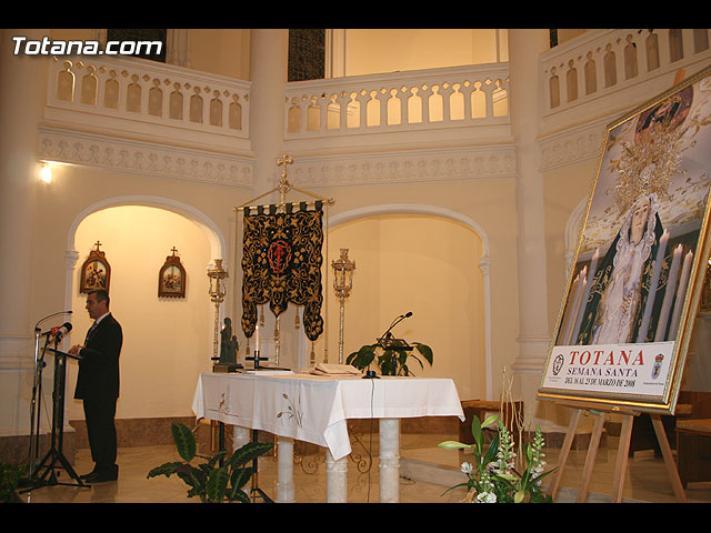 ACTO OFICIAL DE PRESENTACIN DEL CARTEL DE LA SEMANA SANTA2008 QUE ILUSTRA UNA BELLA IMAGEN DE LA SANTSIMA VIRGEN DE LA ESPERANZA    - 106