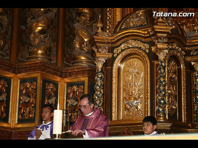 IMPOSICIN DE ESCAPULARIOS A LOS NUEVOS COFRADES Y  DAMAS DE LAS COFRADAS DEL SANTSIMO CRISTO DE LA AGONA Y LA SANTSIMA VIRGEN DE LA ESPERANZA - 12