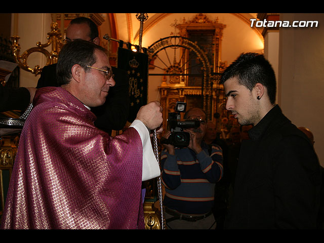 IMPOSICIN DE ESCAPULARIOS A LOS NUEVOS COFRADES Y  DAMAS DE LAS COFRADAS DEL SANTSIMO CRISTO DE LA AGONA Y LA SANTSIMA VIRGEN DE LA ESPERANZA - 46