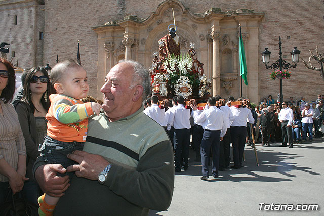 JUEVES SANTO - TRASLADO DE LOS TRONOS A LA PARROQUIA DE SANTIAGO  - 2009 - 82