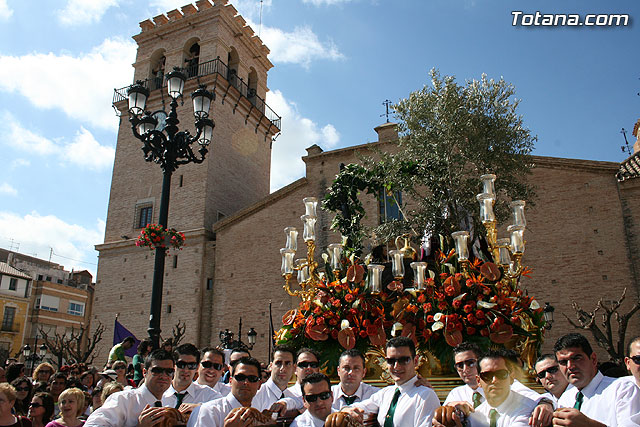 JUEVES SANTO - TRASLADO DE LOS TRONOS A LA PARROQUIA DE SANTIAGO  - 2009 - 130