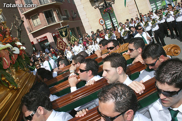 JUEVES SANTO - TRASLADO DE LOS TRONOS A LA PARROQUIA DE SANTIAGO  - 2009 - 159