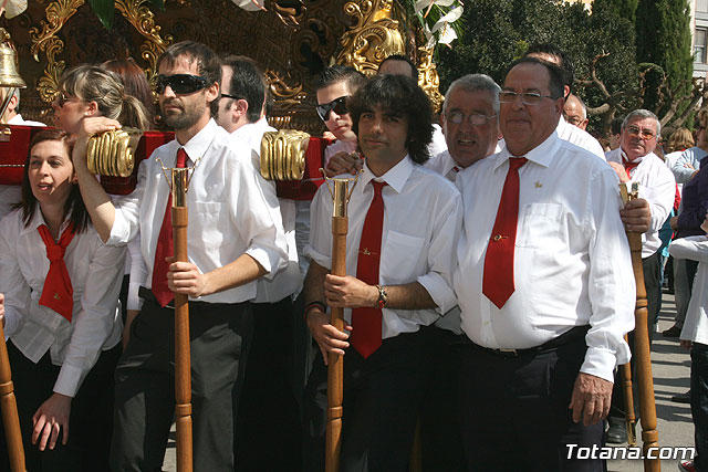 JUEVES SANTO - TRASLADO DE LOS TRONOS A LA PARROQUIA DE SANTIAGO  - 2009 - 207