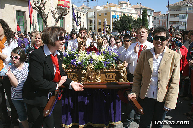 JUEVES SANTO - TRASLADO DE LOS TRONOS A LA PARROQUIA DE SANTIAGO  - 2009 - 223