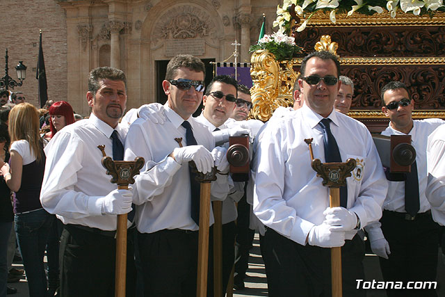 JUEVES SANTO - TRASLADO DE LOS TRONOS A LA PARROQUIA DE SANTIAGO  - 2009 - 268