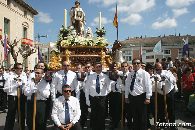 JUEVES SANTO - TRASLADO DE LOS TRONOS A LA PARROQUIA DE SANTIAGO  - 2009 - 285