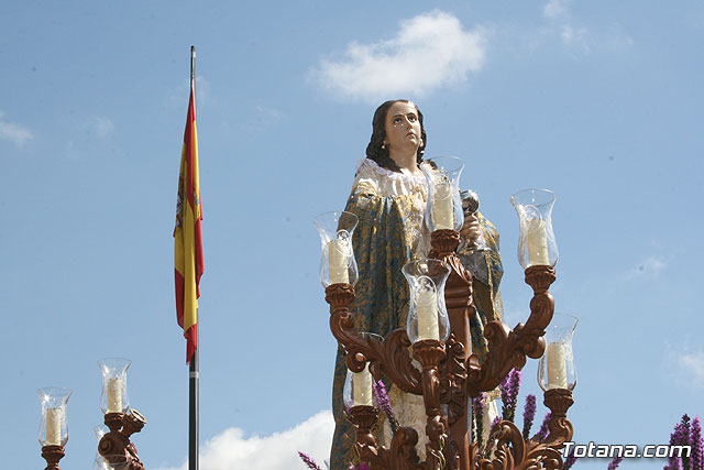 JUEVES SANTO - TRASLADO DE LOS TRONOS A LA PARROQUIA DE SANTIAGO  - 2009 - 338