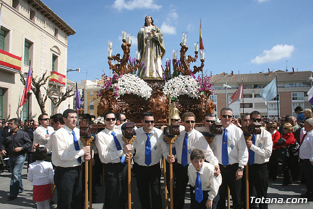 JUEVES SANTO - TRASLADO DE LOS TRONOS A LA PARROQUIA DE SANTIAGO  - 2009 - 346