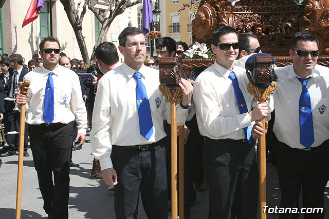 JUEVES SANTO - TRASLADO DE LOS TRONOS A LA PARROQUIA DE SANTIAGO  - 2009 - 348