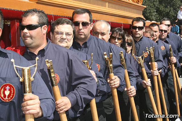 JUEVES SANTO - TRASLADO DE LOS TRONOS A LA PARROQUIA DE SANTIAGO  - 2009 - 393