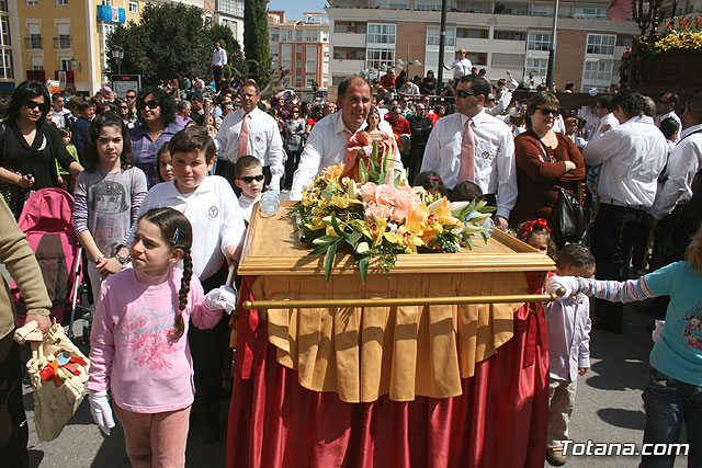 JUEVES SANTO - TRASLADO DE LOS TRONOS A LA PARROQUIA DE SANTIAGO  - 2009 - 423