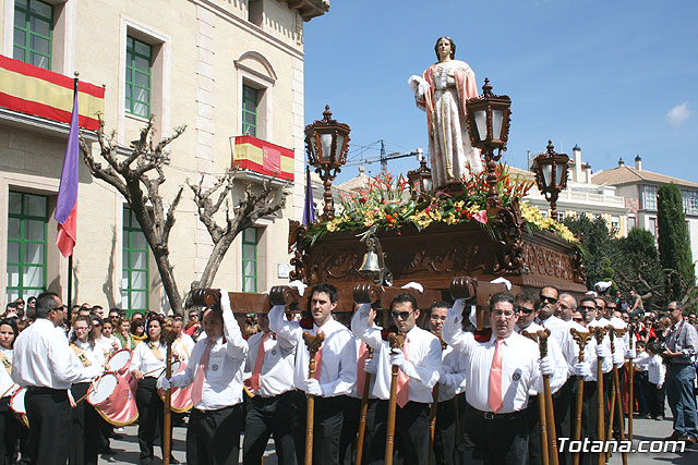 JUEVES SANTO - TRASLADO DE LOS TRONOS A LA PARROQUIA DE SANTIAGO  - 2009 - 439