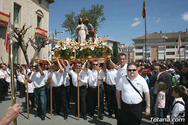 JUEVES SANTO - TRASLADO DE LOS TRONOS A LA PARROQUIA DE SANTIAGO  - 2009 - 605