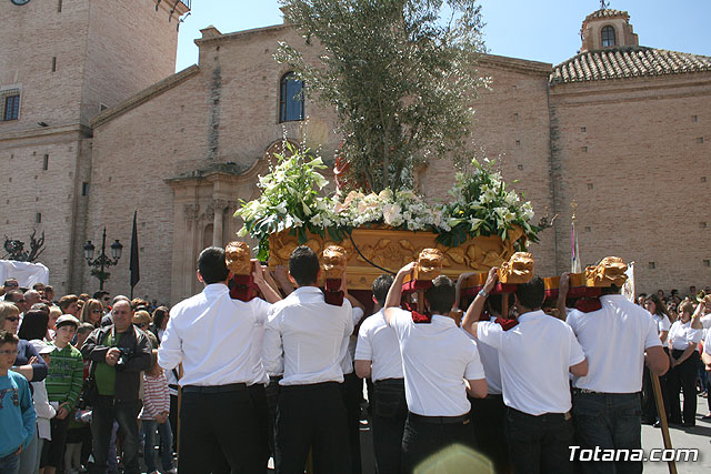 JUEVES SANTO - TRASLADO DE LOS TRONOS A LA PARROQUIA DE SANTIAGO  - 2009 - 616