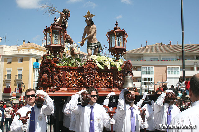 JUEVES SANTO - TRASLADO DE LOS TRONOS A LA PARROQUIA DE SANTIAGO  - 2009 - 770