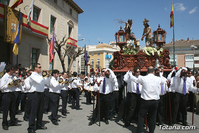 JUEVES SANTO - TRASLADO DE LOS TRONOS A LA PARROQUIA DE SANTIAGO  - 2009 - 789