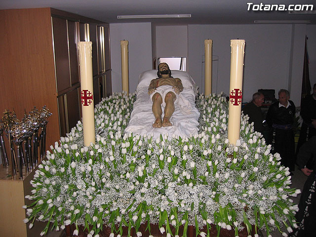 TRASLADO DEL SANTO SEPULCRO, DESDE SU SEDE A LA PARROQUIA DE SANTIAGO. Totana 2008 - 4