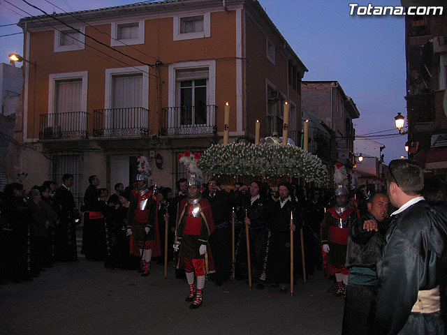 TRASLADO DEL SANTO SEPULCRO, DESDE SU SEDE A LA PARROQUIA DE SANTIAGO. Totana 2008 - 11