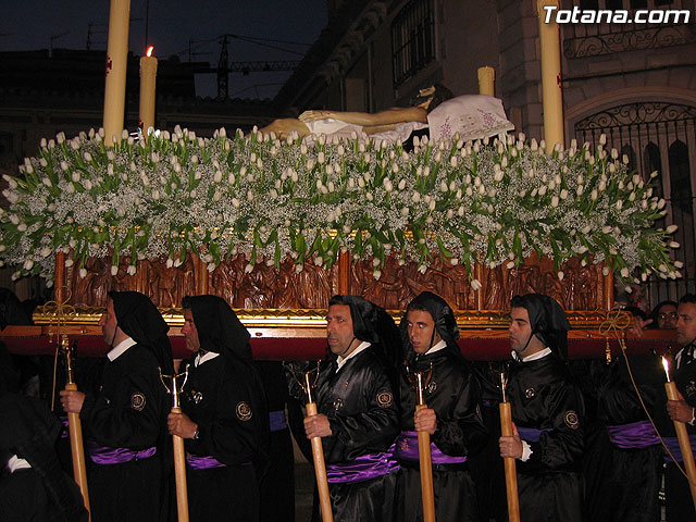 TRASLADO DEL SANTO SEPULCRO, DESDE SU SEDE A LA PARROQUIA DE SANTIAGO. Totana 2008 - 35