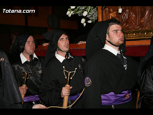 TRASLADO DEL SANTO SEPULCRO, DESDE SU SEDE A LA PARROQUIA DE SANTIAGO. Totana 2008 - 118