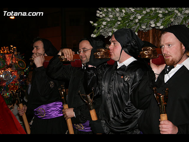 TRASLADO DEL SANTO SEPULCRO, DESDE SU SEDE A LA PARROQUIA DE SANTIAGO. Totana 2008 - 121