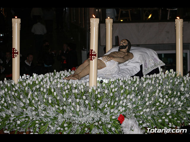 TRASLADO DEL SANTO SEPULCRO, DESDE SU SEDE A LA PARROQUIA DE SANTIAGO. Totana 2008 - 144