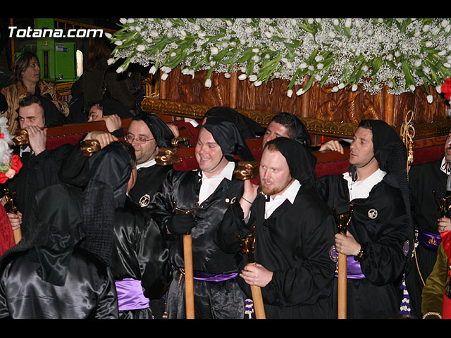 TRASLADO DEL SANTO SEPULCRO, DESDE SU SEDE A LA PARROQUIA DE SANTIAGO. Totana 2008 - 145