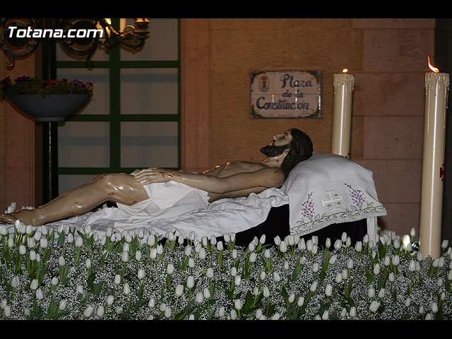 TRASLADO DEL SANTO SEPULCRO, DESDE SU SEDE A LA PARROQUIA DE SANTIAGO. Totana 2008 - 149