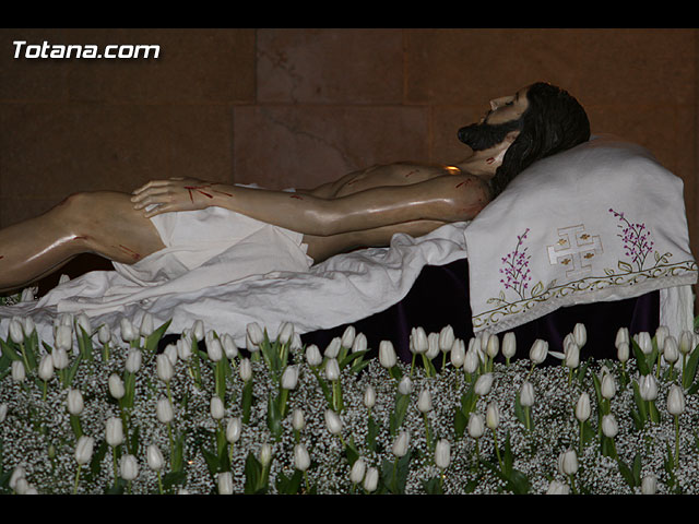 TRASLADO DEL SANTO SEPULCRO, DESDE SU SEDE A LA PARROQUIA DE SANTIAGO. Totana 2008 - 152