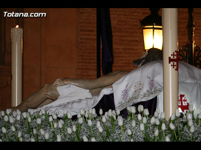 TRASLADO DEL SANTO SEPULCRO, DESDE SU SEDE A LA PARROQUIA DE SANTIAGO. Totana 2008 - 160