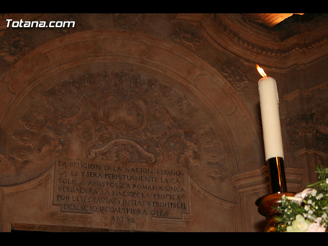 TRASLADO DEL SANTO SEPULCRO, DESDE SU SEDE A LA PARROQUIA DE SANTIAGO. Totana 2008 - 174