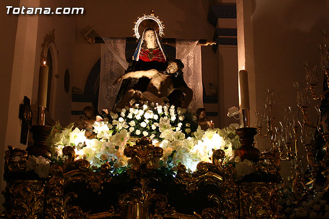 Traslado del Santo Sepulcro desde su sede a la parroquia de Santiago. Totana 2009 - 217