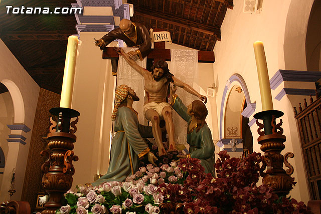 Traslado del Santo Sepulcro desde su sede a la parroquia de Santiago. Totana 2009 - 224