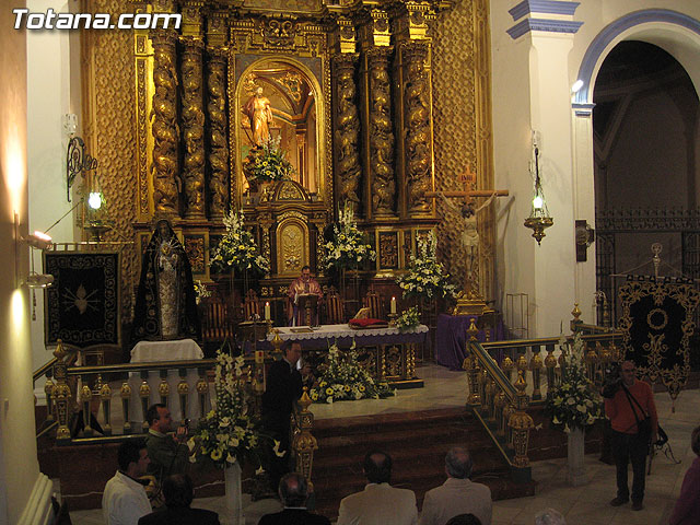 Bendicin del nuevo trono de la cofrada del Santsimo Cristo de la Cada. - 38