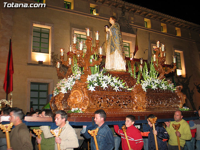 TRASLADO TRONOS QUE PROCESIONARON EN LA NOCHE DEL MARTES Y MIRCOLES SANTO - 91