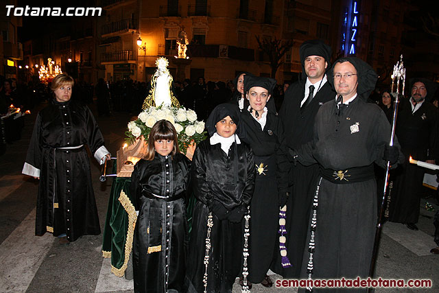 Procesin del Santo Entierro - Viernes Santo 2010 - Reportaje II (Recogida) - 834