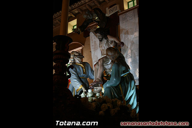 Procesin del Santo Entierro - Viernes Santo 2010 - Reportaje II (Recogida) - 403