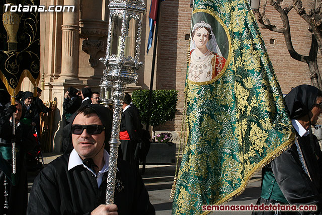 Procesin Viernes Santo maana 2010 - Reportaje I (Salida y recogida I) - 41