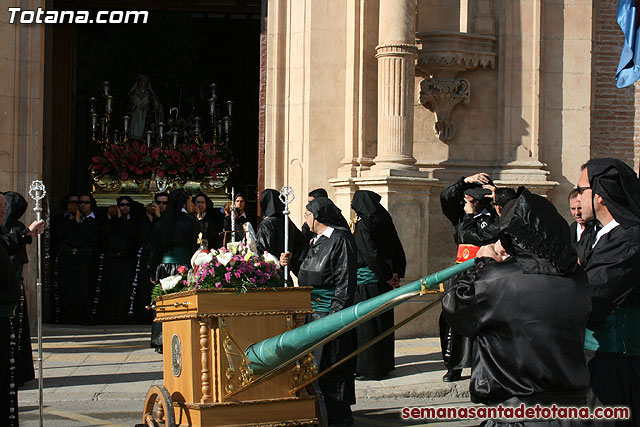 Procesin Viernes Santo maana 2010 - Reportaje I (Salida y recogida I) - 46