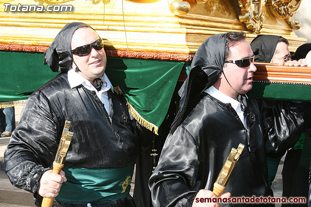 Procesin Viernes Santo maana 2010 - Reportaje I (Salida y recogida I) - 66