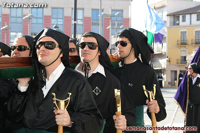 Procesin Viernes Santo maana 2010 - Reportaje I (Salida y recogida I) - 73