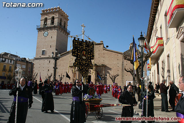 Procesin Viernes Santo maana 2010 - Reportaje I (Salida y recogida I) - 76